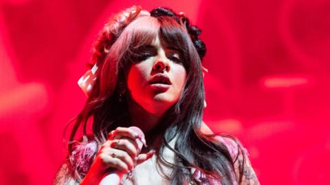 Singer Melanie Martinez on stage