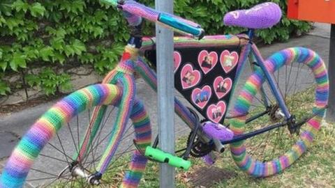 crochet bike