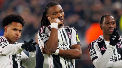 Juventus celebrate a goal