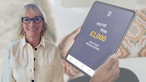 Rip Off Britain's Louise Minchin discussing Premium Bonds