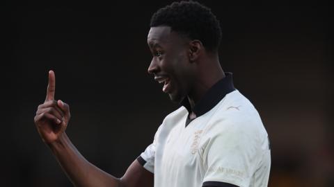 Mo Faal in action for Port Vale