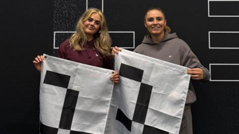 (left to right) Hannah and Aimee Watson