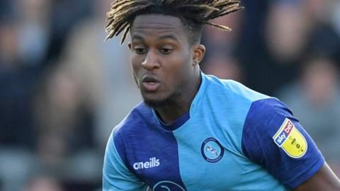 Rolando Aarons in action for Wycombe