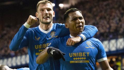 Borna Barisic and Alfredo Morelos