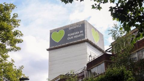 Grenfell Tower post fire