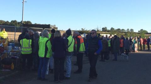 Fracking protesters