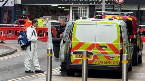 Forensics van in Hanley