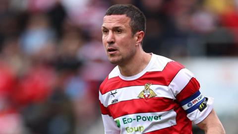 Richard Wood playing for Doncaster Rovers