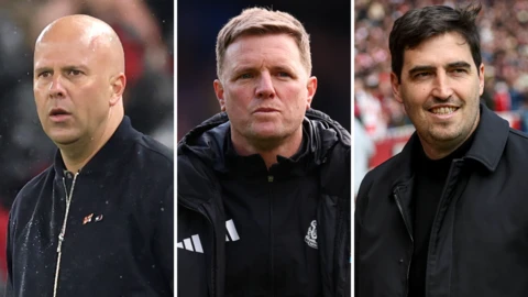 Arne Slot, Eddie Howe and Andoni Iraola