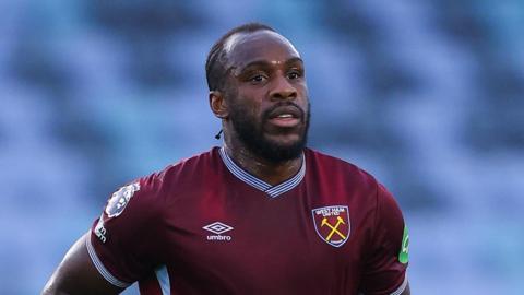 Michail Antonio in action for West Ham's Under-21 side in August 2025
