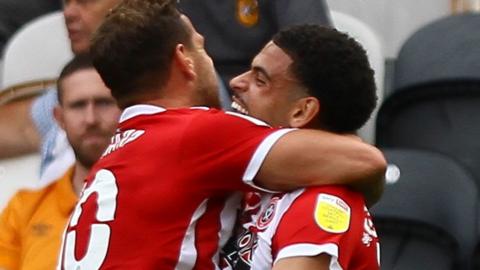 Sheffield United celebrate