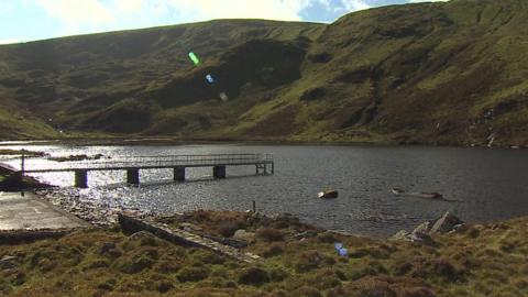 Llyn Anafon in the Carneddau mountain range