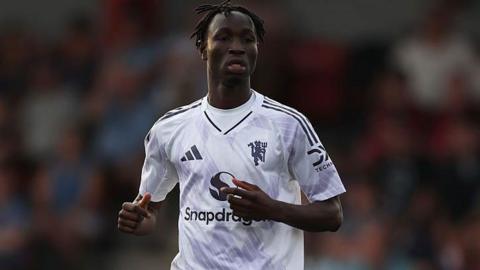 Sekou Kone pictured during the meeting with Tamworth in August