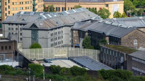 A general view of Cardiff Prison on September 7 2022