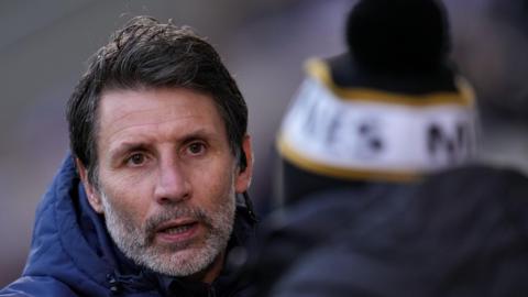 Colchester United boss Danny Cowley