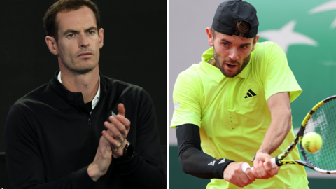 Andy Murray and Jacob Fearnley