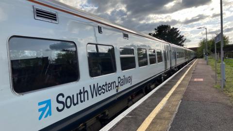 A South Western Railway train