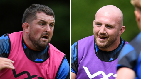 Dragons props Wyn Jones and Dillon Lewis played for Harlequins last season