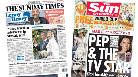 The Sunday Times and the Sun on Sunday