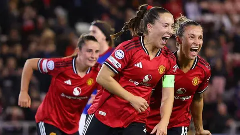 Maya Le Tissier celebrates