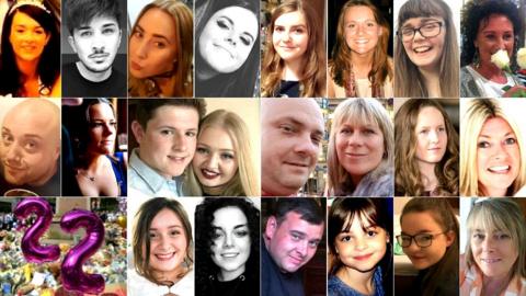 The 22 victims of the Manchester Arena bombing