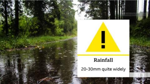 Yellow weather warning for NI