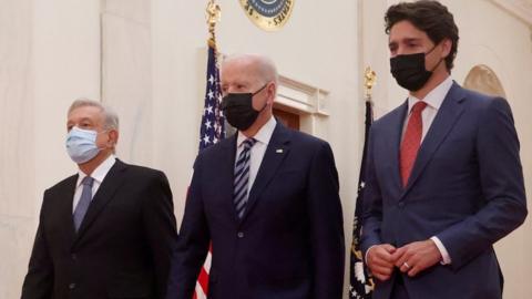 Lopez Obrador, Biden and Trudeau