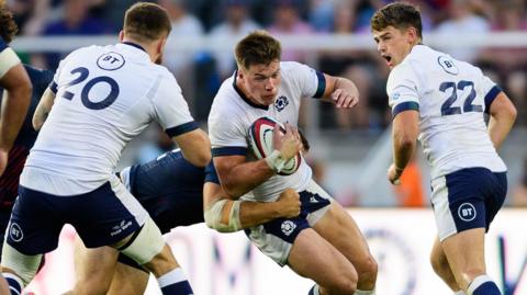 Scotland's Huw Jones against United States