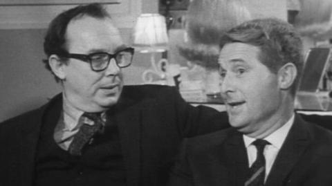 Comedy duo Eric Morecambe and Ernie Wise.