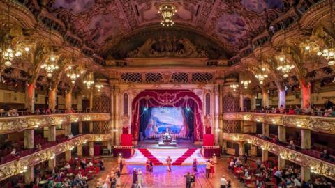 The Blackpool Tower Ballroom.
