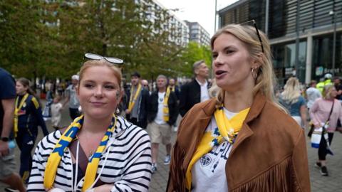 Two Leeds United fans