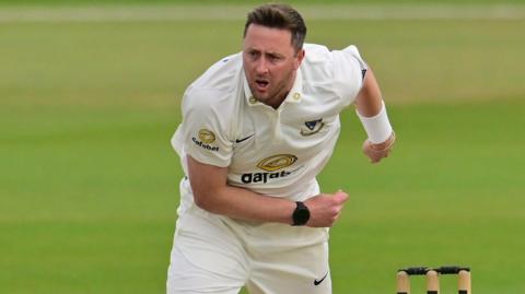 Ollie Robinson  bowling for Sussex