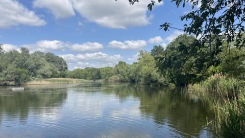 A general view of Bedfont Lakes Country Park