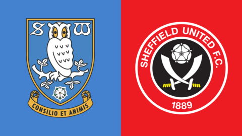 Side-by-side of Sheffield Wednesday and Sheffield United club badges