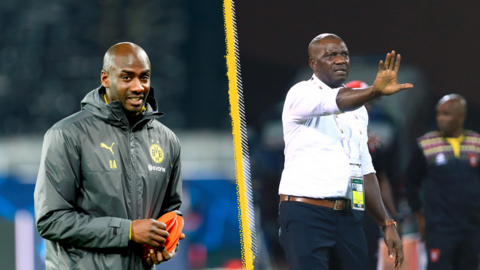 Ghana coach Otto Addo and Nigeria coach Augustine Eguavoen