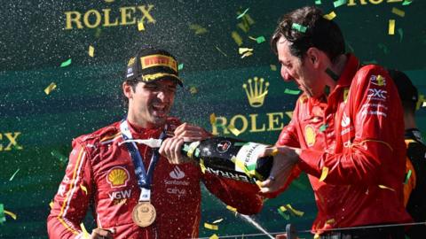 Carlos Sainz, Ferrari, Formula 1, Australian Grand Prix