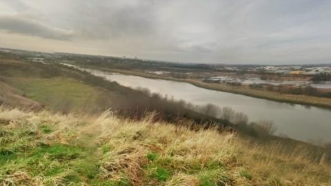 View from Maze Park Nature Reserve