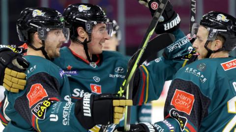 Belfast's Will Cullen celebrates scoring against Dundee