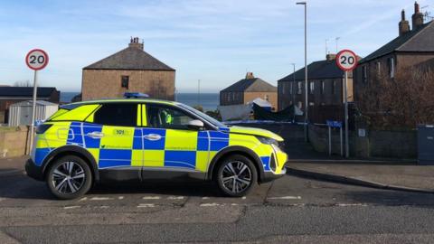 Police at scene of man's death in Peterhead