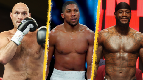 Tyson Fury, Anthony Joshua and Deontay Wilder