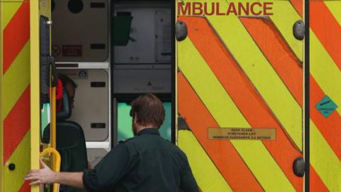 open ambulance door