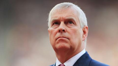 Prince Andrew in 2017 (file pic)