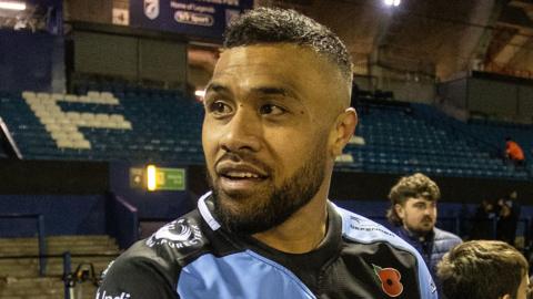 Willis Halaholo of Cardiff earlier this season