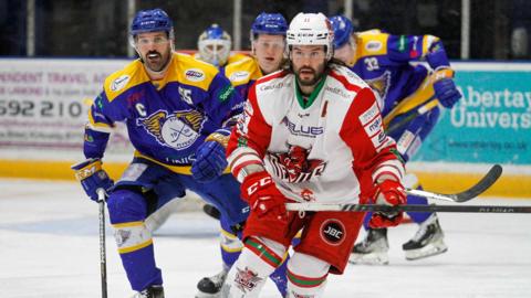 Cardiff Devils' Stephen Dixon against Fife Flyers