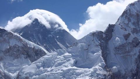 Everest and the Khumbu glacier