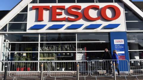 Tesco shop front