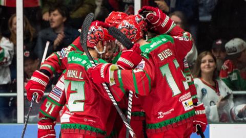 Cardiff Devils celebrate