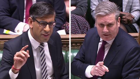 Rishi Sunak and Sir Keir Starmer