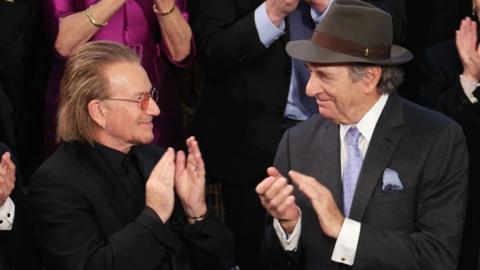 Bono and Paul Pelosi