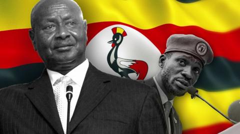 Yoweri Museveni and Bobi Wine